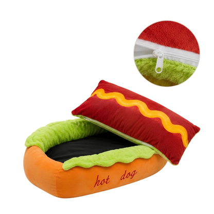 Dogwich™  Cama hotdog para perro